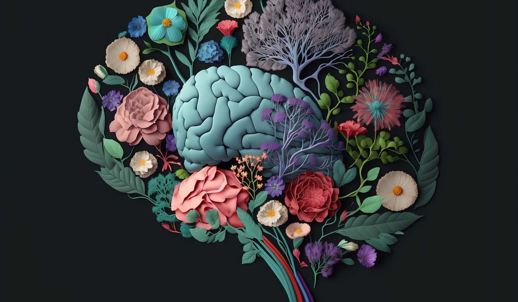 "Das menschliche Gehirn mit Blumen und Bäumen steht für die erstaunliche Logik, die hinter unserem Wunsch nach wohltätigen Handlungen steht."   